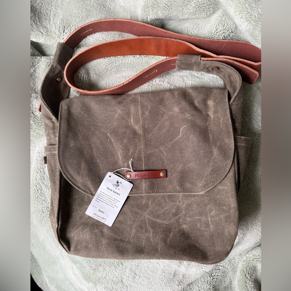 Peg & Awl The Finch Satchel Truffle